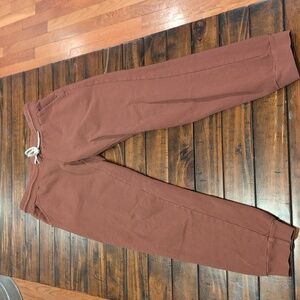 Mate The Label  Brown classic Jogger Organic Pants